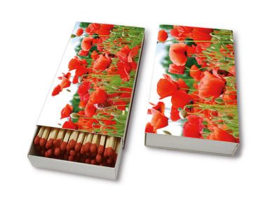 Matches 9.5cm 45pcs Field of Poppies