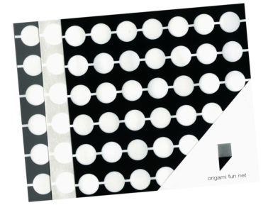 Washi papīrs Origami Fun Net 15x15cm 3x3gab. dango-dumplings