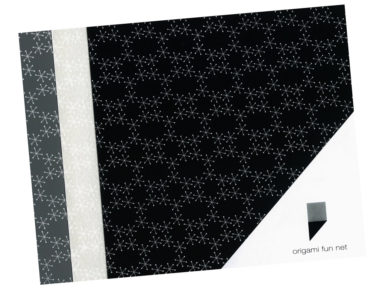 Washi papīrs Origami Fun Net 15x15cm 3x3gab. yuki guruma-snowflakes