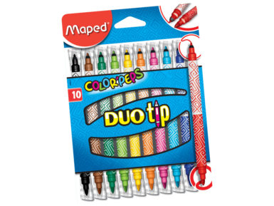 Felt pen ColorPeps Duo Tip 10pcs