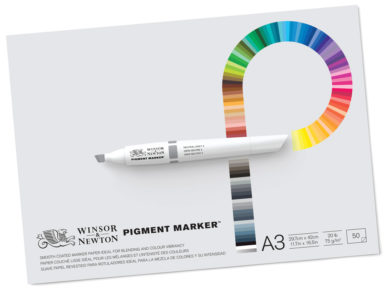 Paper pad W&N Pigment Marker A3/75g 50 sheets