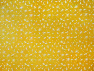 Nepalietiškas popierius 51x76cm Dandelion White on Yellow