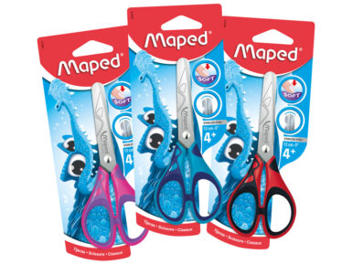 Šķēres Maped Essentials Soft 13cm blisterī