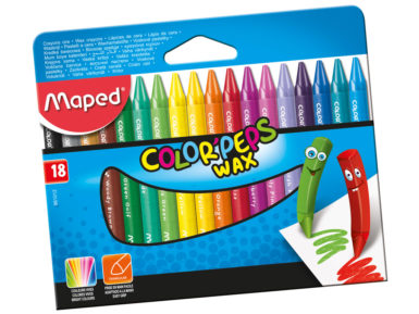 Wax crayons ColorPeps 18pcs