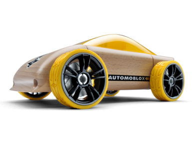 Žaislinis automobilis Automoblox Original C9 sportscar yellow