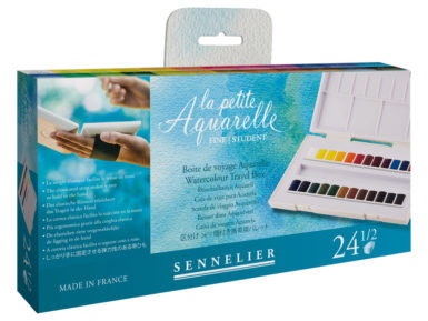 Akvarellvärv Sennelier La Petite Aquarelle 24×1/2 nööpi