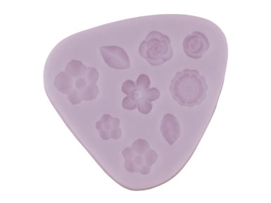 Silicone mould Cernit flowers