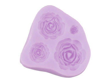 Silicone mould Cernit roses