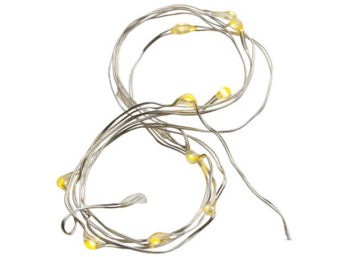 Light wire Airam LED 20 white 1.9m silver wire 3xAA
