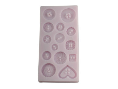 Silicone mould Cernit buttons