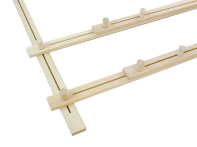 Wooden silk frame H Dupont 200x60cm adjustable