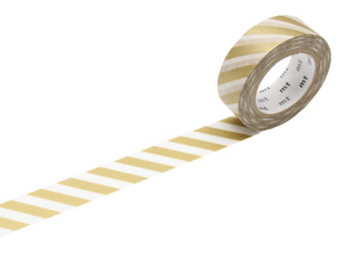Masking tape mt 1P deco 15mmx10m stripe gold 2
