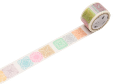 Washi dekoratyvi lipni juostelė mt fab 20mmx3m crochet