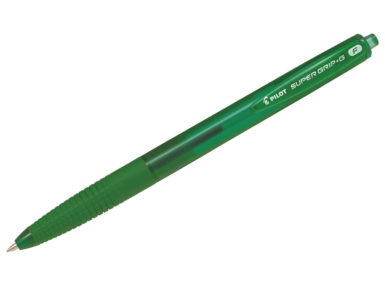 Ballpoint pen Pilot Supergrip G RT 0.7 green
