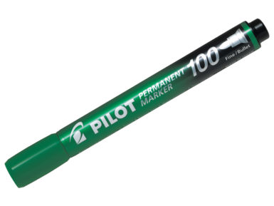 Marker Pilot Permanent 100 F zaļa
