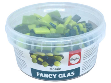 Mosaiikkivid Rayher Fancy Glas assortii ~395tk/500g rohelised toonid