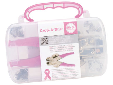 Kniedžių įmušimo įrankis Crop-a-Dile plastikinė dėžutė+100vnt. kniedžių