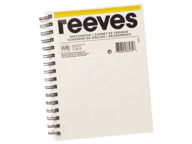 Sąsiuvinis eskizams Reeves su drobiniais viršeliais tapymui A5/120g 80 lapų
