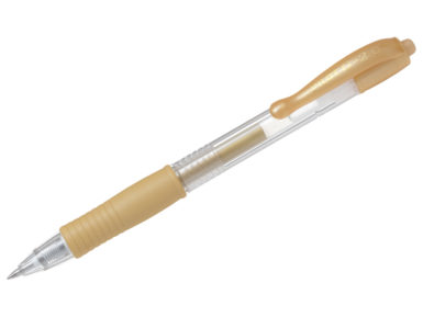 Gēla pildspalva Pilot G-2 0.7 metallic gold