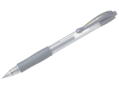 Gēla pildspalva Pilot G-2 0.7 metallic silver