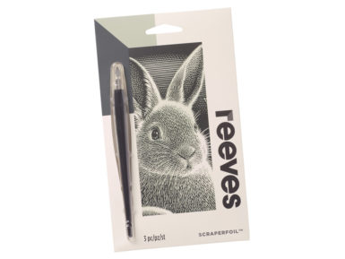 Kraapeplaat Reeves 18x11cm Silver Rabbit