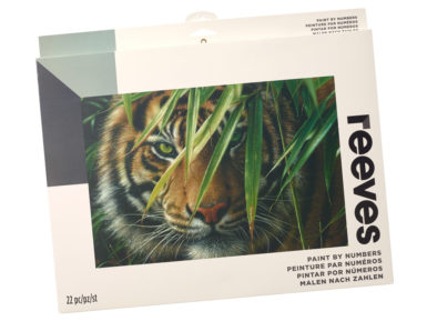 Gleznošana pēc numuriem Reeves Artist Collection 30x40cm Tiger