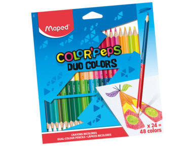 Krāsainais zīmulis ColorPeps Duo 24gab.=48gab.