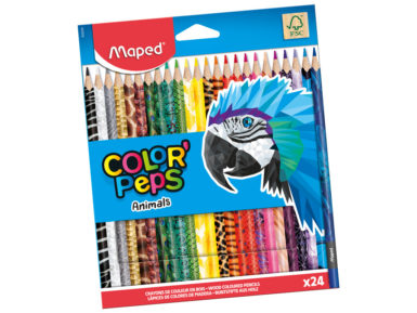 Värvipliiats ColorPeps Animals 24tk