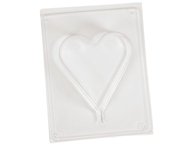 Casting mould Rayher heart 8.5x9.2x3cm