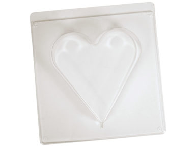 Casting mould Rayher heart 18.5x20x4cm