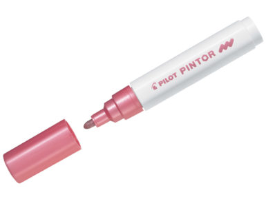 Žymeklis Pilot Pintor M metallic pink