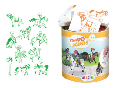 Tempel Aladine Stampo Minos 10tk Horses + templipadi must