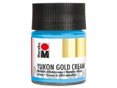 Dekoratyviniai dažai Yukon Gold Cream 50ml 753 metallic-light blue