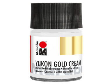 Dekoratyviniai dažai Yukon Gold Cream 50ml 782 metallic-silver