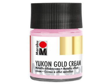 Dekoratyviniai dažai Yukon Gold Cream 50ml 733 metallic-pink