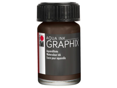 Akvareļu tinte Graphix 15ml 045 brown