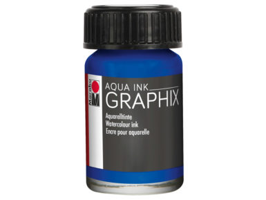 Akvarelinis tušas Graphix 15ml 055 ultramarine