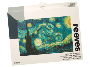 Maalimine numbrite järgi Reeves Artist Collection 30x40cm Starry Night