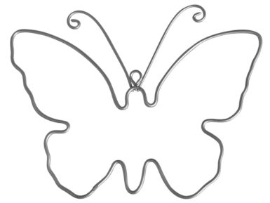 Wire butterfly Rayher 12x9cm 2pcs