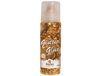 Glitter glue Rayher Space 50ml gold