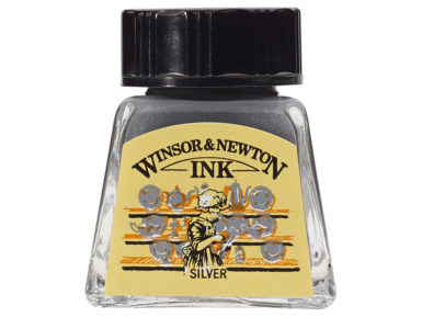 Drawing ink W&N 14ml 617 silver