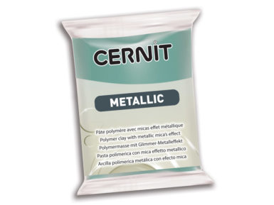 Polymer clay Cernit Metallic 56g 054 turquoise gold
