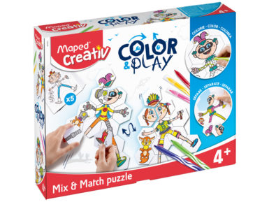 Meistarošanas komplekts Maped Creativ Color&Play Mix&Match Puzzle