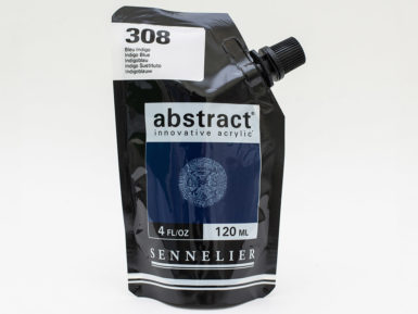 Acrylic colour Abstract 120ml 308 indigo blue