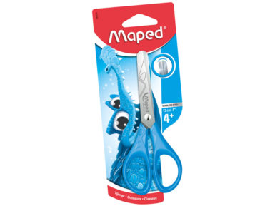 Žirklės Maped Essentials Pulse 13cm mėlyna blister.