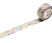 Washi līmlente mt fab Pearl 15mmx5m quilling flowers