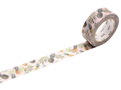 Washi dekoratyvi lipni juostelė mt ex 15mmx7m pineapple