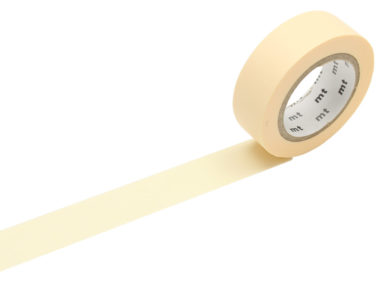 Masking tape mt 1P basic 15mmx10m pastel ecru