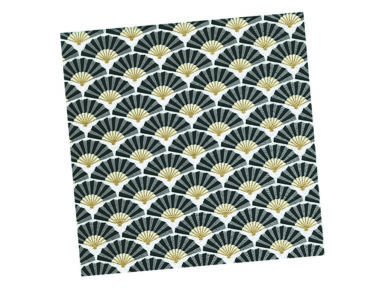 Servetėlės 33x33cm 20vnt. 3 sluoksnių Silk Pattern Black