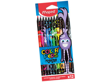Spalvotas pieštukas ColorPeps Monster 12vnt. 
